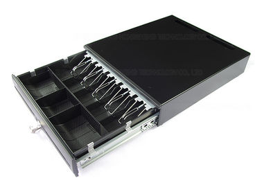 चीन 8 Coin POS Cash Drawer USB / Locked Cash Register Money Box 5 Metal Clips 400E फैक्टरी